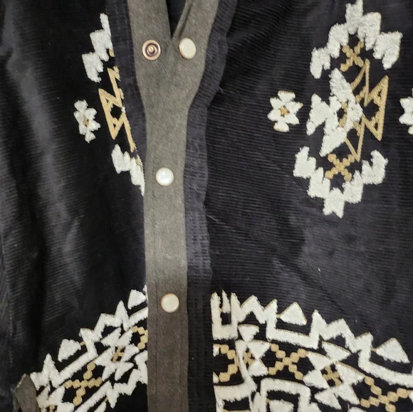 Free People We The Free Cozy Up Embroidered Shirt - Picture 6 of 12